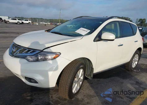 2011 Nissan Murano Sl from USA, damaged, VIN JN8AZ1MW7BW158998